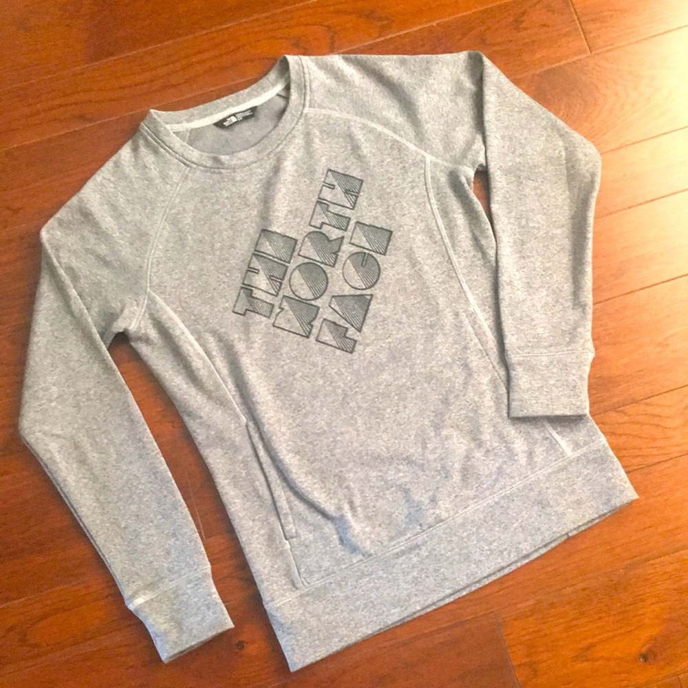 The North Face sweatshirt